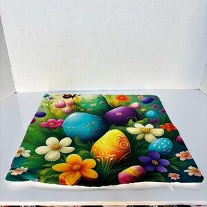 Easter Zippered PillowCase 14”x14”